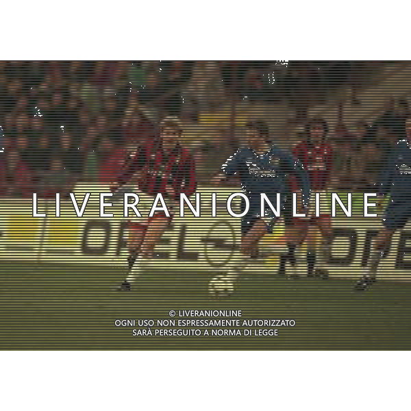 19-02-1997 MILANO AMICHEVOLE MILAN CHELSEA 2-0 NELLA FOTO JESPER BLOMQVIST AG ALDO LIVERANI SAS