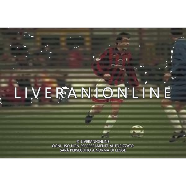19-02-1997 MILANO AMICHEVOLE MILAN CHELSEA 2-0 NELLA FOTO DEJAN SAVICEVIC AG ALDO LIVERANI SAS