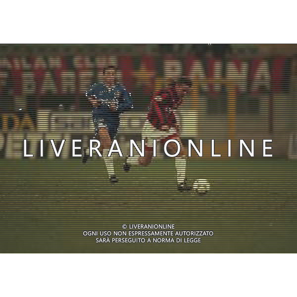 19-02-1997 MILANO AMICHEVOLE MILAN CHELSEA 2-0 NELLA FOTO ROBERTO BAGGIO AG ALDO LIVERANI SAS