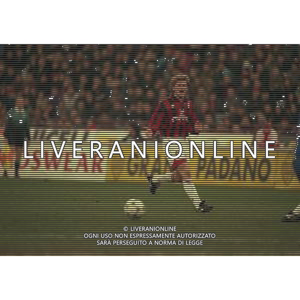 19-02-1997 MILANO AMICHEVOLE MILAN CHELSEA 2-0 NELLA FOTO JESPER BLOMQVIST AG ALDO LIVERANI SAS