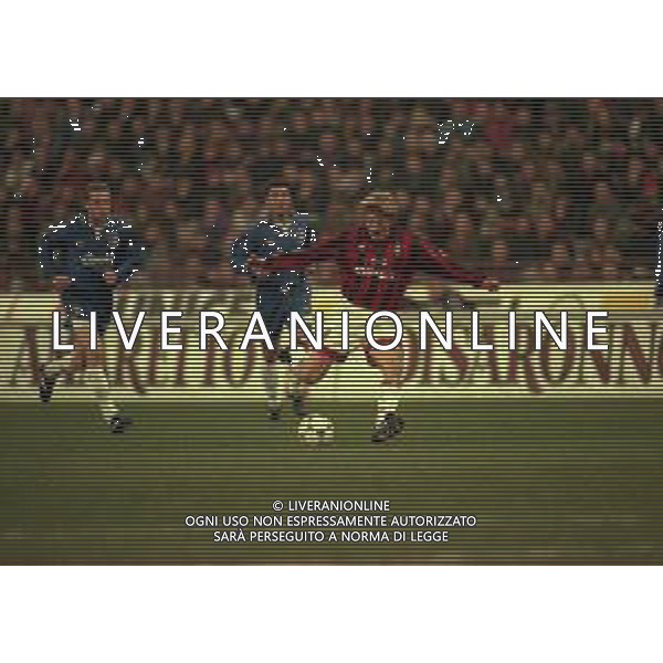 19-02-1997 MILANO AMICHEVOLE MILAN CHELSEA 2-0 NELLA FOTO JESPER BLOMQVIST AG ALDO LIVERANI SAS