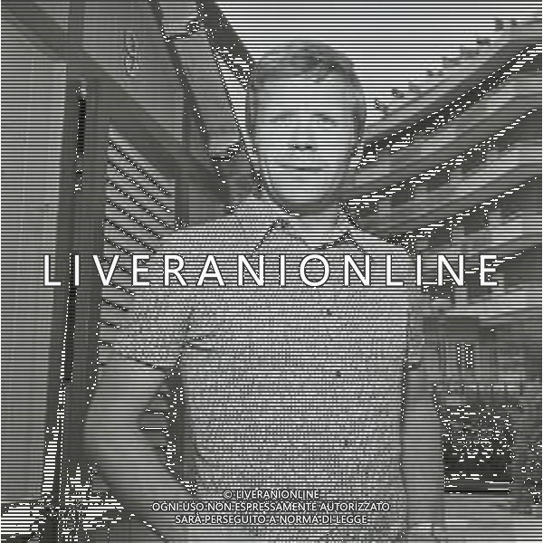 1969 CESENATICO RETROSPETTIVA HELMUT HALLER CALCIATORE NELLA FOTO HELMUT HALLER IN VACANZA A CESENATICO CON LA FAMIGLIA AG ALDO LIVERANI SAS
