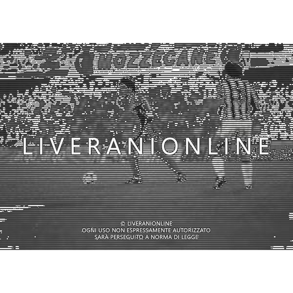18-09-1985 VERONA COPPA DEI CAMPIONI VERONA PAOK SALONICCO 3-1 NELLA FOTO ANTONIO DI GENNARO AG ALDO LIVERANI SAS