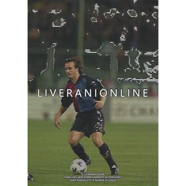 02-11-1999 FIRENZE- CHAMPIONS LEAGUE FIORENTINA BARCELLONA 3-3 NELLA FOTO Boudewijn Zenden AG ALDO LIVERANI SAS