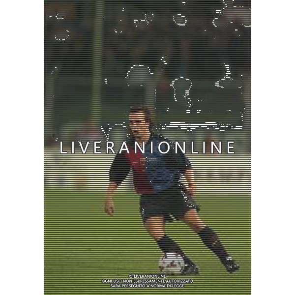 02-11-1999 FIRENZE- CHAMPIONS LEAGUE FIORENTINA BARCELLONA 3-3 NELLA FOTO Boudewijn Zenden AG ALDO LIVERANI SAS