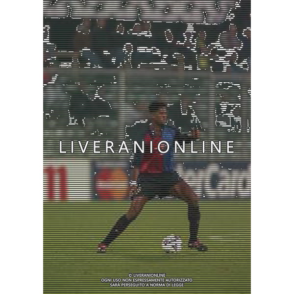 02-11-1999 FIRENZE- CHAMPIONS LEAGUE FIORENTINA BARCELLONA 3-3 NELLA FOTO PATRICK KLUIVERT AG ALDO LIVERANI SAS