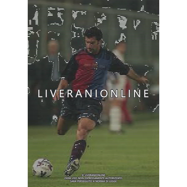 02-11-1999 FIRENZE- CHAMPIONS LEAGUE FIORENTINA BARCELLONA 3-3 NELLA FOTO FIGO AG ALDO LIVERANI SAS