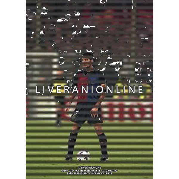 02-11-1999 FIRENZE- CHAMPIONS LEAGUE FIORENTINA BARCELLONA 3-3 NELLA FOTO PEP GUARDIOLA AG ALDO LIVERANI SAS