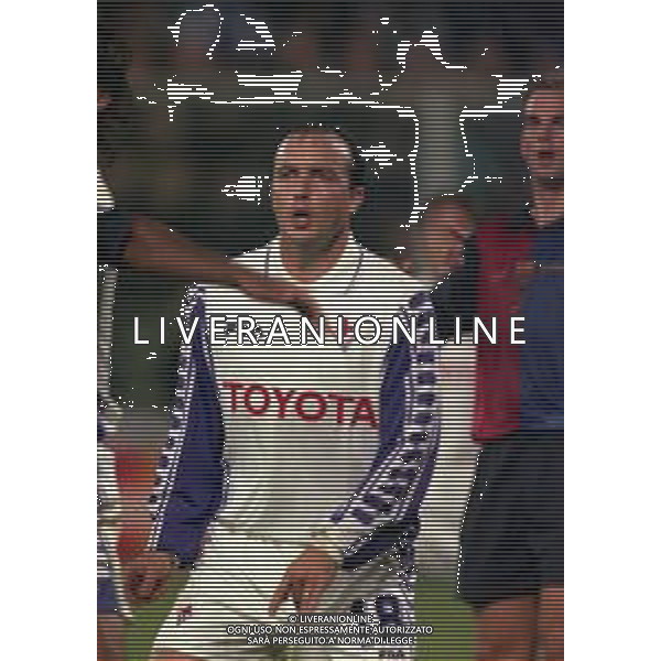 02-11-1999 FIRENZE- CHAMPIONS LEAGUE FIORENTINA BARCELLONA 3-3 NELLA FOTO ABEL BALBO AG ALDO LIVERANI SAS