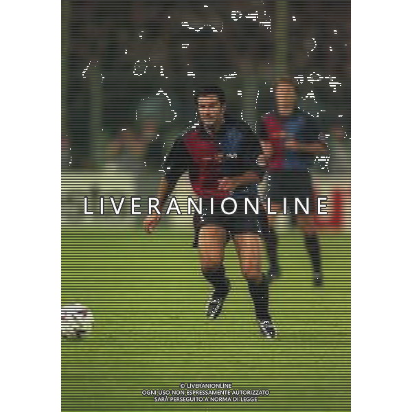 02-11-1999 FIRENZE- CHAMPIONS LEAGUE FIORENTINA BARCELLONA 3-3 NELLA FOTO FIGO LUIS AG ALDO LIVERANI SAS