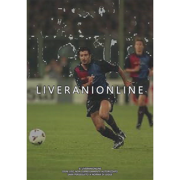 02-11-1999 FIRENZE- CHAMPIONS LEAGUE FIORENTINA BARCELLONA 3-3 NELLA FOTO FIGO LUIS AG ALDO LIVERANI SAS