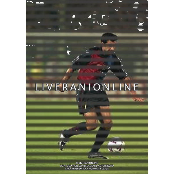 02-11-1999 FIRENZE- CHAMPIONS LEAGUE FIORENTINA BARCELLONA 3-3 NELLA FOTO LUIS FIGO AG ALDO LIVERANI SAS