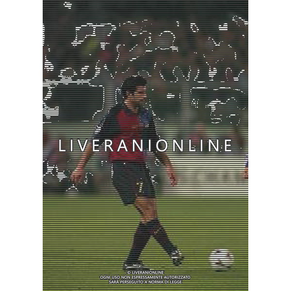 02-11-1999 FIRENZE- CHAMPIONS LEAGUE FIORENTINA BARCELLONA 3-3 NELLA FOTO LUIS FIGO AG ALDO LIVERANI SAS