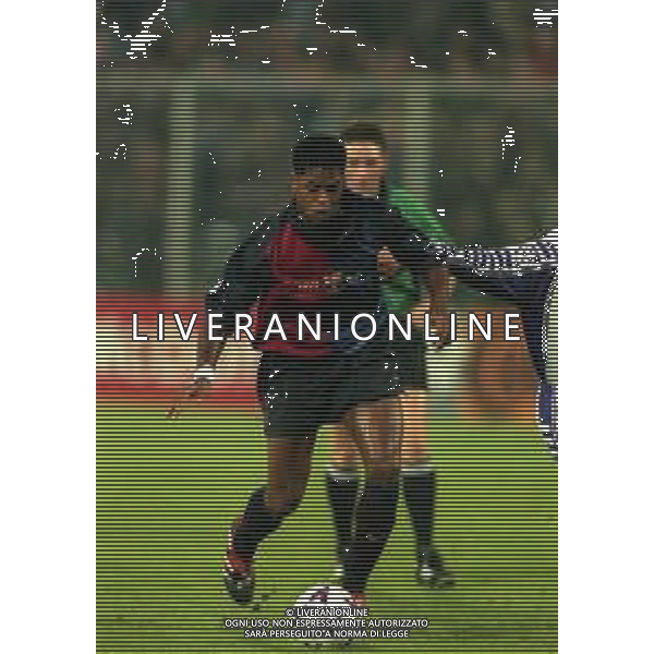02-11-1999 FIRENZE- CHAMPIONS LEAGUE FIORENTINA BARCELLONA 3-3 NELLA FOTO PATRICK KLUIVERT AG ALDO LIVERANI SAS