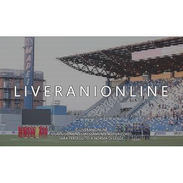 UEFA Europa League 2018/2019 Terzo turno di qualifiacazione Ritorno Reggio Emilia - 16.08.2018 Atalanta-Hapoel Haifa Nella Foto:minuto di silenzio per la tragedia di genova /Ph.Vitez-Ag. Aldo Liverani