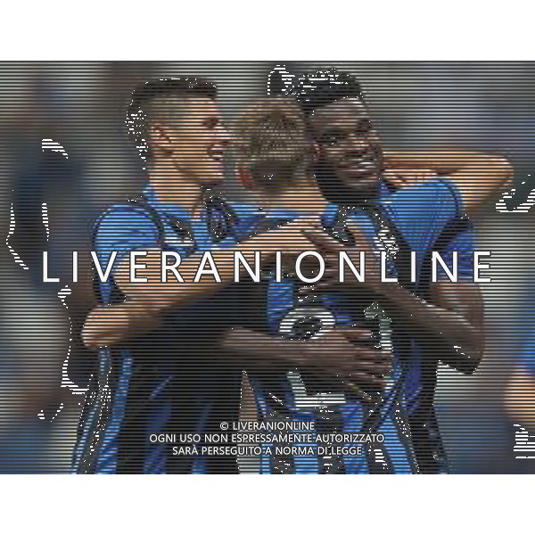 UEFA Europa League 2018/2019 Terzo turno di qualifiacazione Ritorno Reggio Emilia - 16.08.2018 Atalanta-Hapoel Haifa Nella Foto: esultanza dopo il gol di duvan zapata /Ph.Vitez-Ag. Aldo Liverani