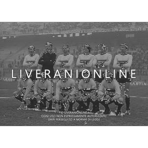 12 dicembre 1973 MILANO-COPPA ITALIA INTER ATALANTA 2-0 NELLA FOTO FORMAZIONE ATALANTA 1974 AG ALDO LIVERANI SAS