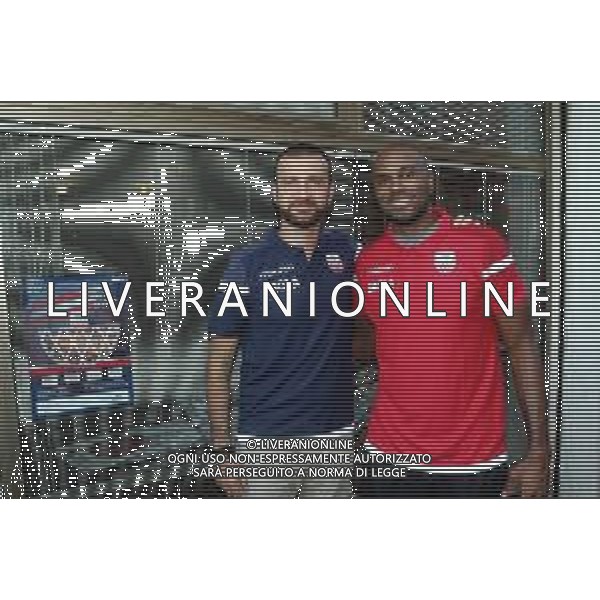 20-08-2018 IMOLA -EMANUELE DE PAOLANTONIO ALLENATORE E TIMOTHY JERMAINE BOWERS IMOLA VIA VELERIANI ANDREA COSTA IMOLA BASKET NELLA SEDE PER PRENDERE L\'ABBIGLIAMENTO FOTO GIANNI SANNA-AG ALDO LIVERANI SAS