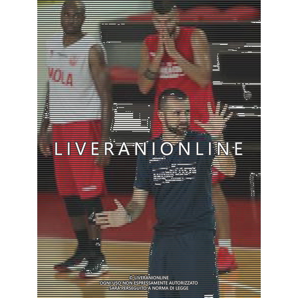 ALLENATORE EMANUELE DI PAOLANTONIO IMOLA 21 08 2018 ANDREA COSTA IMOLA BASKET PRIMO ALLENAMENTO IN PALESTRA FOTO GIANNI SANNA-AG ALDO LIVERANI SAS