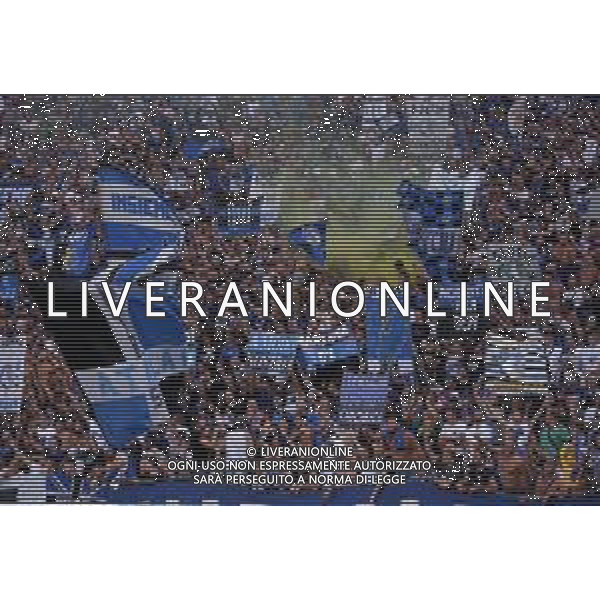 UEFA Europa League 2018/2019 Play Off Andata Reggio Emilia - 23.08.2018 Atalanta-Copenaghen Nella Foto:Tifosi Ultras Atalanta /Ph.Vitez-Ag. Aldo Liverani