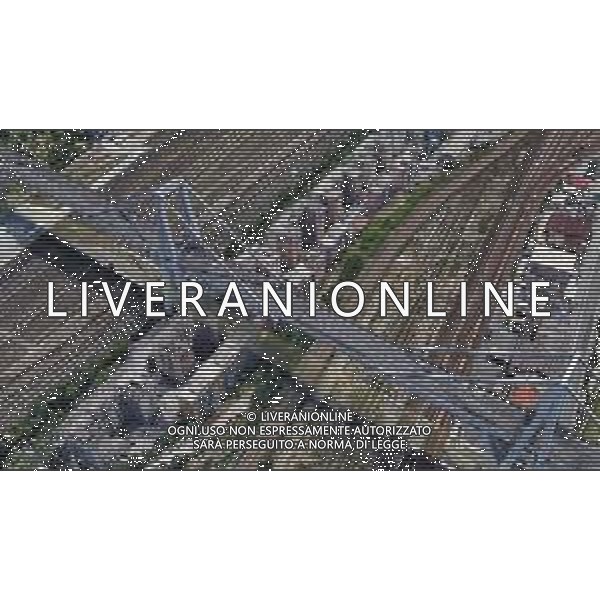 immagini tratte da google maps del Ponte Morandi su autostrada A10 di Genova, crollato alle 11:50 un troncone del viadotto, Brescia 14 Agosto 2018. AG ALDO LIVERANI SAS