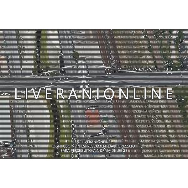 immagini tratte da google maps del Ponte Morandi su autostrada A10 di Genova, crollato alle 11:50 un troncone del viadotto, Brescia 14 Agosto 2018. AG ALDO LIVERANI SAS