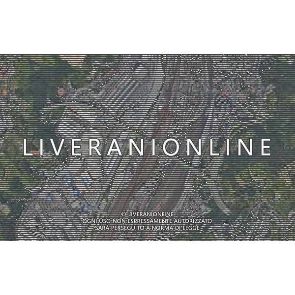 immagini tratte da google maps del Ponte Morandi su autostrada A10 di Genova, crollato alle 11:50 un troncone del viadotto, Brescia 14 Agosto 2018. AG ALDO LIVERANI SAS