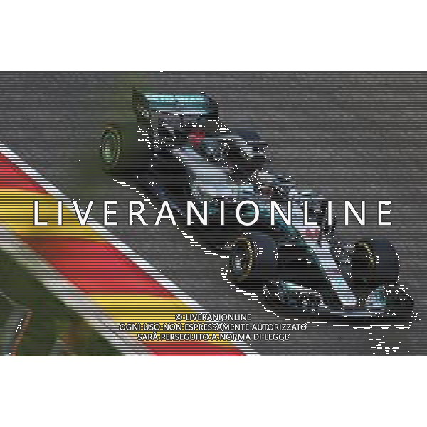 Lewis Hamilton (GBR) Mercedes AMG F1 W09. 24.08.2018. Formula 1 World Championship, Rd 13, Belgian Grand Prix, Spa Francorchamps, Belgium, Practice Day. AG ALDO LIVERANI SAS ONLY ITALY