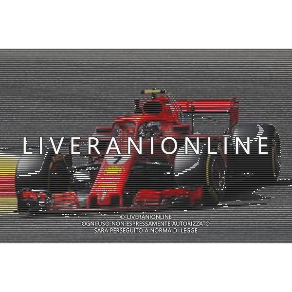Kimi Raikkonen (FIN) Ferrari SF71H. 24.08.2018. Formula 1 World Championship, Rd 13, Belgian Grand Prix, Spa Francorchamps, Belgium, Practice Day. AG ALDO LIVERANI SAS ONLY ITALY