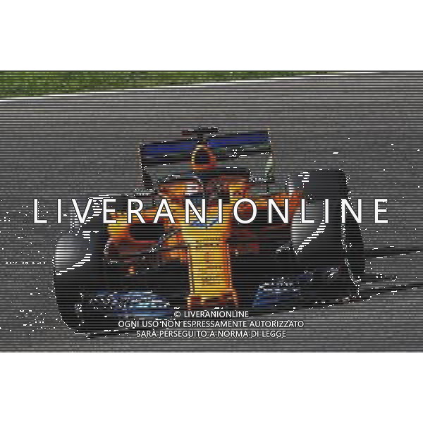 Lando Norris (GBR) McLaren MCL33 Test Driver. 24.08.2018. Formula 1 World Championship, Rd 13, Belgian Grand Prix, Spa Francorchamps, Belgium, Practice Day. AG ALDO LIVERANI SAS ONLY ITALY
