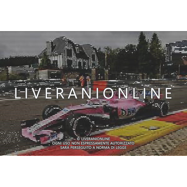 Esteban Ocon (FRA) Racing Point Force India F1 VJM11. 24.08.2018. Formula 1 World Championship, Rd 13, Belgian Grand Prix, Spa Francorchamps, Belgium, Practice Day. AG ALDO LIVERANI SAS ONLY ITALY