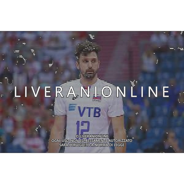 KRAKOW 24.08.2018 SIATKOWKA XVI MEMORIAL HUBERTA JERZEGO WAGNERA --- VOLLEYBALL XVI HUBERT JERZY WAGNER MEMORIAL TOURNAMENT FRANCJA - ROSJA FRANCE - RUSSIA N/Z ALEKSANDR BUTKO FOT ANNA KLEPACZKO / FOTOPYK / NEWSPIX.PL --- Newspix.pl AG ALDO LIVERANI SAS