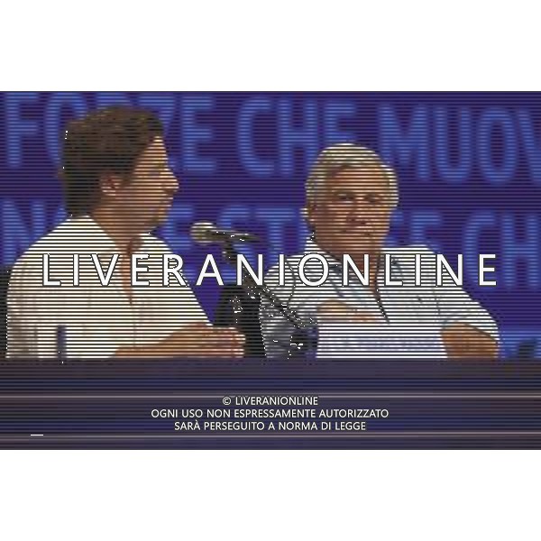 Meeting per l\'amicizia fra i popoli edizione 2018 .Le forze che Muovono la storia sono le stesse che rendono l\'uomo felice. 24/08/2018 nella Foto: Antonio Tajani Presidente del Parlamento Europeo ©Claudio Zamagni-Agenzia Aldo Liverani s.a.s.