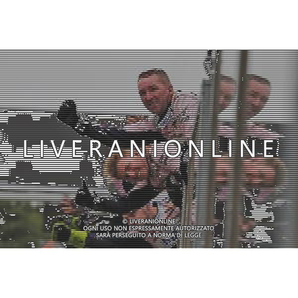The Racing Point Force India F1 Team celebrates at the end of the race. 26.08.2018. Formula 1 World Championship, Rd 13, Belgian Grand Prix, Spa Francorchamps, Belgium, Race Day. / AGENZIA ALDO LIVERANI SAS - ITALY ONLY EDITORIAL USE ONLY - Gp Belgio, Spa Francorchamps, Gara 26.08.2018.