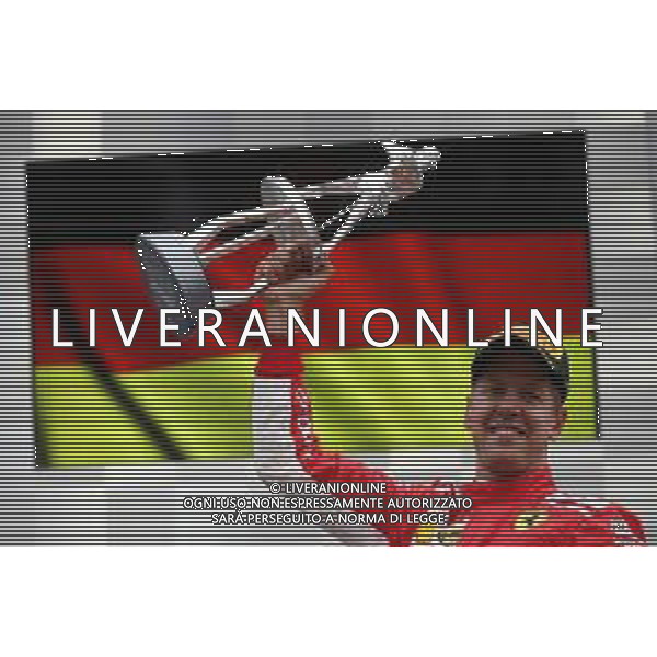 1st place Sebastian Vettel (GER) Ferrari SF71H. 26.08.2018. Formula 1 World Championship, Rd 13, Belgian Grand Prix, Spa Francorchamps, Belgium, Race Day. / AGENZIA ALDO LIVERANI SAS - ITALY ONLY EDITORIAL USE ONLY - Gp Belgio, Spa Francorchamps, Gara 26.08.2018.