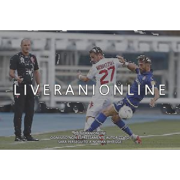HELLAS VERONA - PADOVA serie BKT 26/08/2018 nella foto: Bonazzoli Federico Almici Alberto ©Claudio Zamagni/Agenzia Aldo Liverani Bonazzoli Federico Almici Alberto during Serie BKT match between Hellas Verona and Padova at Marcantonio Bentegodi stadium on August 25, 2018 in Verona, Italy. photo credit by Claudio Zamagni/Aldo Liverani Photo Agency