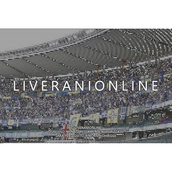 HELLAS VERONA - PADOVA serie BKT 26/08/2018 nella foto: tifosi del verona ©Claudio Zamagni/Agenzia Aldo Liverani verona\'s supporters during Serie BKT match between Hellas Verona and Padova at Marcantonio Bentegodi stadium on August 25, 2018 in Verona, Italy. photo credit by Claudio Zamagni/Aldo Liverani Photo Agency