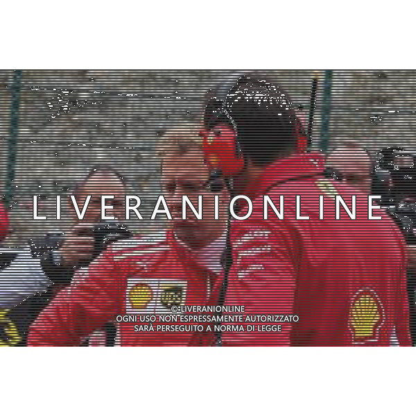 Sebastian Vettel (GER) Ferrari on the grid. 26.08.2018. Formula 1 World Championship, Rd 13, Belgian Grand Prix, Spa Francorchamps, Belgium, Race Day. AG ALDO LIVERANI SAS ONLY ITALY