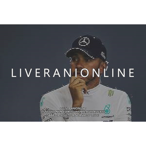 Lewis Hamilton (GBR) Mercedes AMG F1 in the FIA Press Conference. 26.08.2018. Formula 1 World Championship, Rd 13, Belgian Grand Prix, Spa Francorchamps, Belgium, Race Day. AG ALDO LIVERANI SAS ONLY ITALY