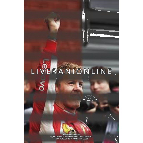 Race winner Sebastian Vettel (GER) Ferrari celebrates in parc ferme. 26.08.2018. Formula 1 World Championship, Rd 13, Belgian Grand Prix, Spa Francorchamps, Belgium, Race Day. AG ALDO LIVERANI SAS ONLY ITALY