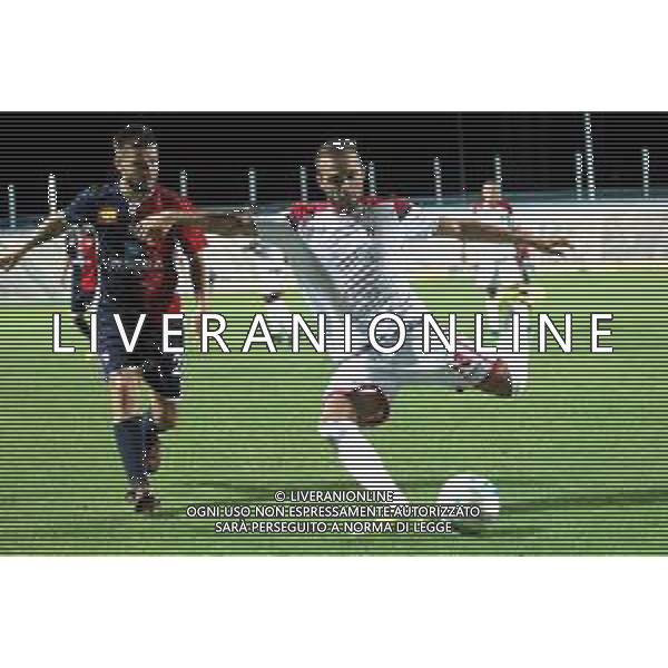 FORLI 26 08 2018 COPPA ITALIA RIMINI CALCIO-IMOLESE CALCIO NELLA FOTO NELLA FOTO ALESSIO PETTI RIMINI CALCIO E CARRARO FEDERICO IMOLESE CALCIO FOTO GIANNI SANNA-AG ALDO LIVERANI SAS