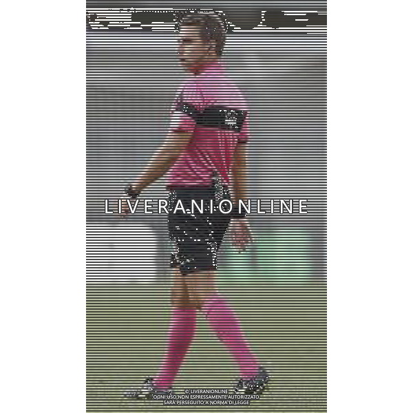 HELLAS VERONA - PADOVA serie BKT 26/08/2018 nella foto: Arbitro Francesco Fourneau ©Claudio Zamagni/Agenzia Aldo Liverani Referee Francesco Fourneau during Serie BKT match between Hellas Verona and Padova at Marcantonio Bentegodi stadium on August 26, 2018 in Verona, Italy. photo credit by Claudio Zamagni/Aldo Liverani Photo Agency