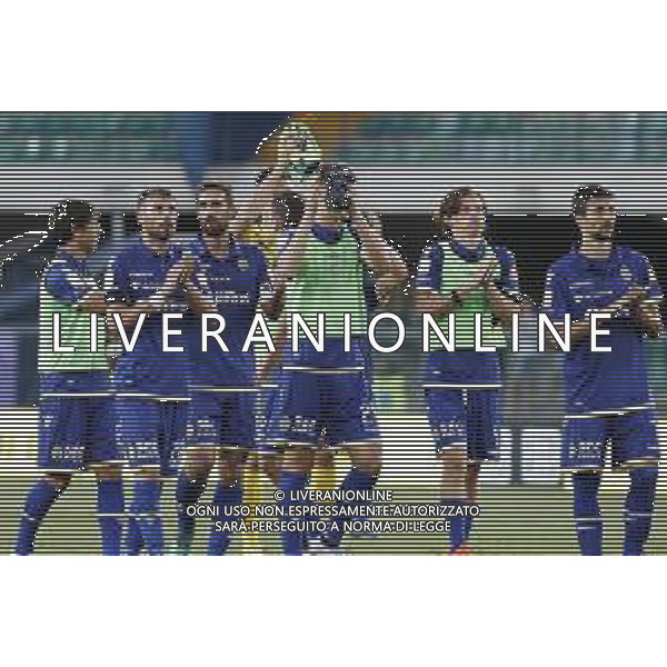 HELLAS VERONA - PADOVA serie BKT 26/08/2018 nella foto: hellas verona ©Claudio Zamagni/Agenzia Aldo Liverani hellas verona after Serie BKT match between Hellas Verona and Padova at Marcantonio Bentegodi stadium on August 26, 2018 in Verona, Italy. photo credit by Claudio Zamagni/Aldo Liverani Photo Agency