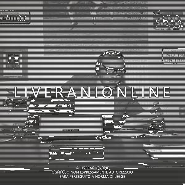1973 MILANO-RETROSPETTIVA ALBERTO BALLARIN DIRETTORE DEL SETTIMANELE CALCIO ILLUSTRATO AG ALDO LIVERANI SAS