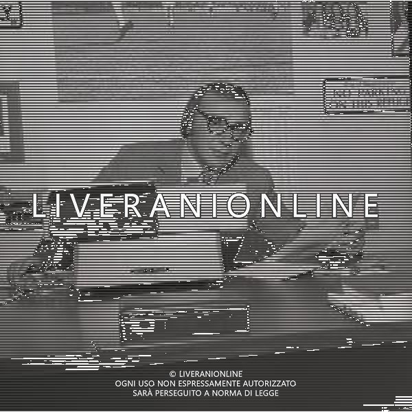 1973 MILANO-RETROSPETTIVA ALBERTO BALLARIN DIRETTORE DEL SETTIMANELE CALCIO ILLUSTRATO AG ALDO LIVERANI SAS