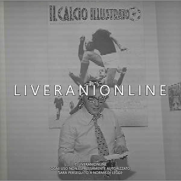1973 MILANO-RETROSPETTIVA ALBERTO BALLARIN DIRETTORE DEL SETTIMANELE CALCIO ILLUSTRATO AG ALDO LIVERANI SAS