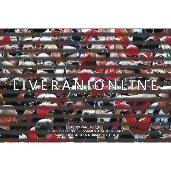 Sebastian Vettel (GER) Ferrari signs autographs for the fans. 30.08.2018. Formula 1 World Championship, Rd 14, Italian Grand Prix, Monza, Italy, Preparation Day. / AGENZIA ALDO LIVERANI SAS - ITALY ONLY EDITORIAL USE ONLY - Gp Monza Italia - Preparation Day 30.08.2018