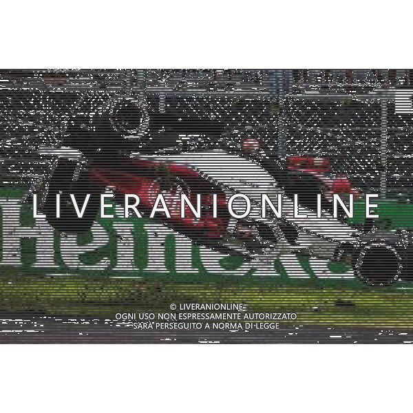 Marcus Ericsson (SWE) Sauber C37 crashed in the second practice session. 31.08.2018. Formula 1 World Championship, Rd 14, Italian Grand Prix, Monza, Italy, Practice Day. AG ALDO LIVERANI SAS ONLY ITALY