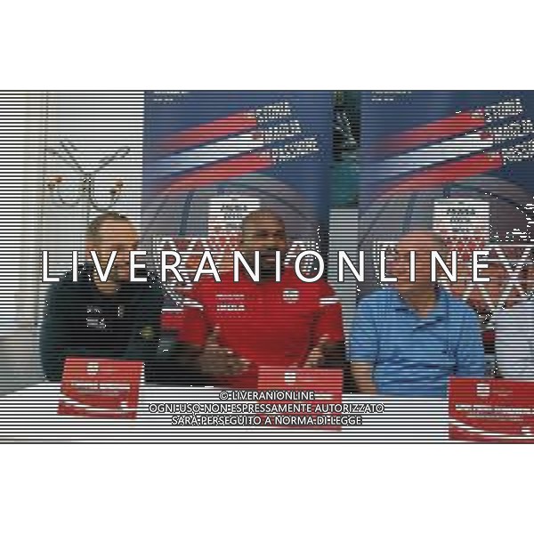01 09 2018 IMOLA PRESENTAZIONE NUOVO GIOCATORE BENJAMIN RAYMOND PRESENTE AD GIAMPIERO DOMENICALI TOMMASO BERGAMINI ALEX PETRILLI E SOFIA CONTI FOTO GIANNI SANNA-AG ALDO LIVERANI SAS