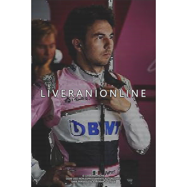 Sergio Perez (MEX) Racing Point Force India F1 Team. 01.09.2018. Formula 1 World Championship, Rd 14, Italian Grand Prix, Monza, Italy, Qualifying Day. AG ALDO LIVERANI SAS-ONLY ITALY